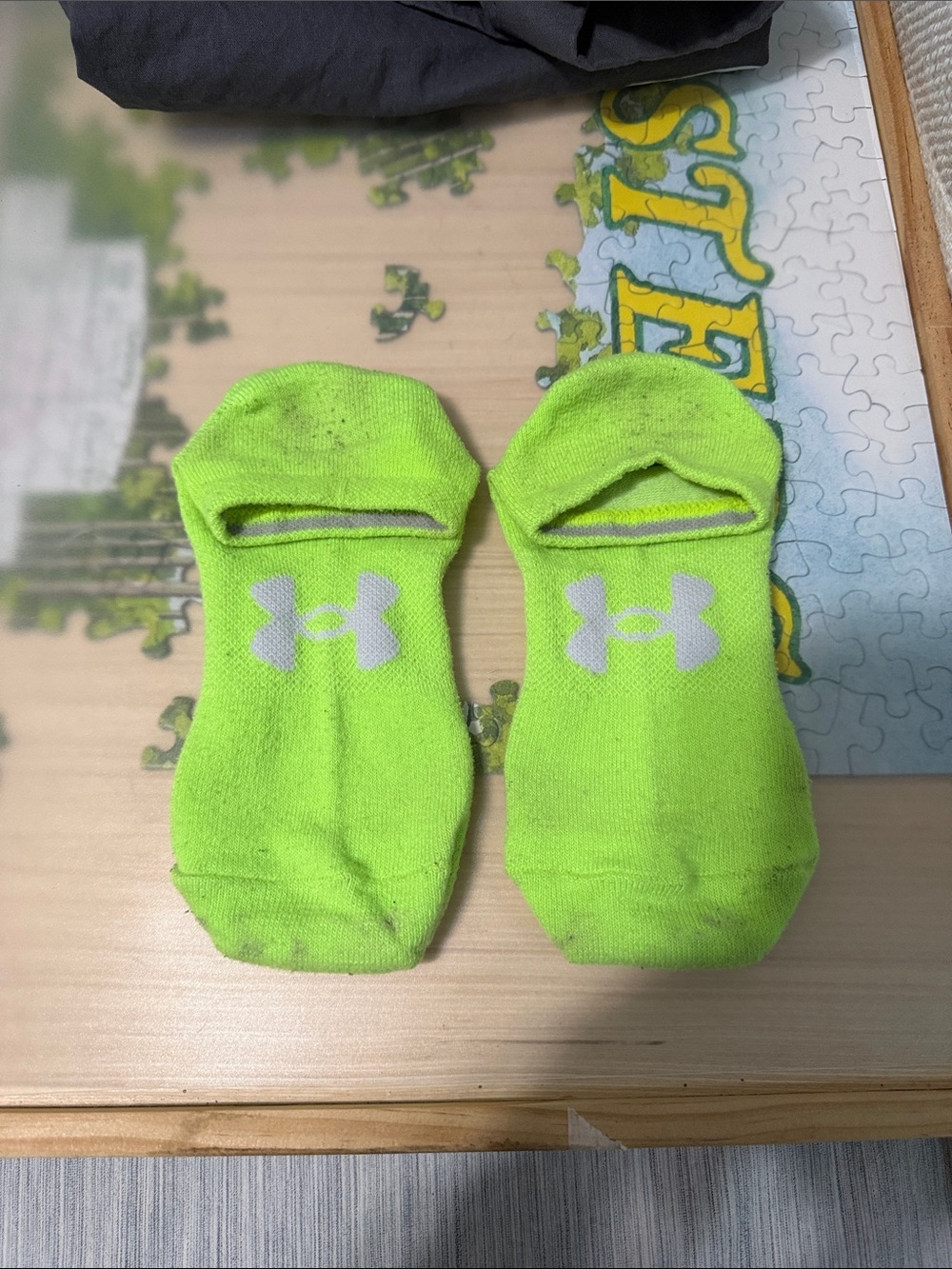 Under Armour Neon Lime Low-Cut Athletic Socks
